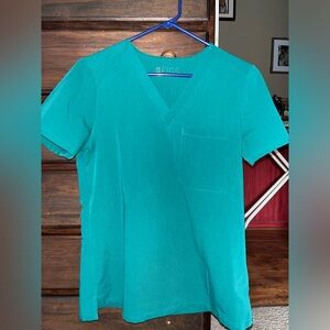 Green Figs Scrub Top